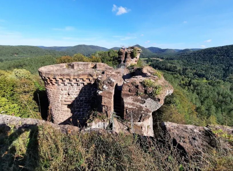 Altdahn Castle, Burg Altdahn, Dahn, Germany, Germany